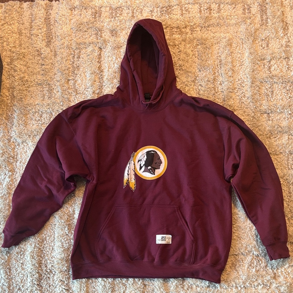 Washington Redskins Burgundy Hooded Men's Sweatshirt